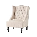 Great Deal Furniture Clarice Tall Wingback Tufted