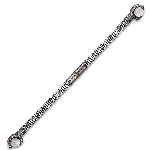 K EXCLUSIVE Raven Klaw Twin Hidden Sword Set - 3Cr13 Stainless Steel Blade, Aluminum Handles, Crystal Balls - Length 30 1/4"