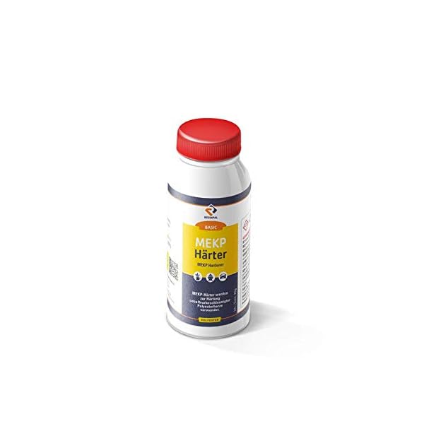 Komplettpaket-GFK: 1 Kg Polyesterharz Resinpal 1715 + 1 m² Glasfasermatte 300 g/m² | Zum Laminieren | Styrolvermindert | – Bild 5