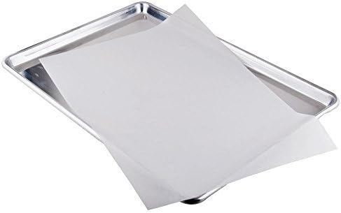 Premium Quilon Parchment Sheets (white), 12x16 baking sheet pan liners (300 ct), exclusive recipe included