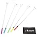 MalloMe Premium Marshmallow Roasting Sticks Set of 5 Smores Skewers & Hot Dog Fork 34 Inch Rotating Extending Patio Fire Pit Camping Cookware Campfire Cooking Kids Accessories – Bonus Bag & Ebookthumb 4
