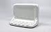 Squarefeet Depot Bath Accessory Shower Soap Dish White Ceramic Thinset Mount