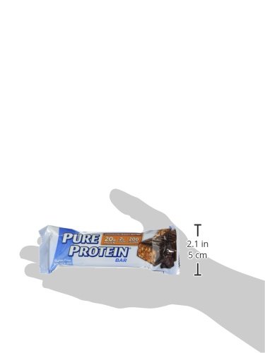 PURE PROTEIN–HIGH PROTEIN BAR CHOCOLATE PEANUT BUTTER–PROTEIN BARS–20 GRAMS OF PROTEIN PER BAR–GLUTEN FREE–6-1.76-OUNCE BARS