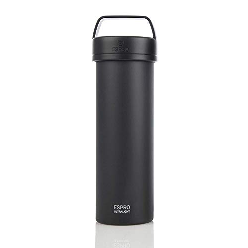 Espro 5116C-18BK Ultralight Coffee Press, Vacuum Insulated, Stainless Steel, 16 oz, Matte Meteorite Black