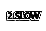 stickout_stickers 2. SLOW VOLKSWAGEN VW JETTA GOLF BEETLE FUNNY WINDOW STICKER VINYL DECAL #023