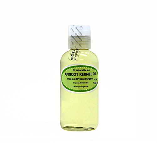 Organic Pure Carrier Oils Cold Pressed 4 oz (Apricot Kernel Oil)