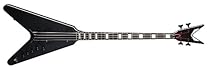 Dean VB STH BKS V Stealth Bass Guitar, Black Satin
