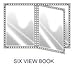 JR SALES CORP, VAL-D58-BLACK, 25 Pack of Menu Covers, 6 View Book, Holds 5.5