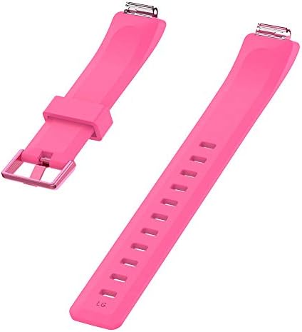 Gyswshh Multi-Colored Soft Silicone Watch Strap Wristband for Fitbit Inspire/Inspire HR Pink S