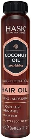 HASK Coconut Nourishing Shine Oil Vial 18mL - All Hair Types, Sulfate Free view 2