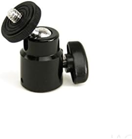 Mini Ball Head with Lock and Hot Shoe Adapter Camera Cradle 1/4" Mount Adapter To Video Camcorder Hot Shoe For LCD Monitors