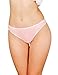 Emprella underwear Women Thong Panties 6 Pack Cotton Seamless w/Spandex, Assorted, Small