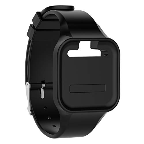 TenCloud Accessory Wristband Replacement Compatible with Voice, for Voice 2, for Voice + Golf GPS Rangefinder,Soft Silicone Strap Band for Voice golf watch Series (Black)
