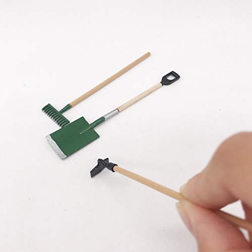 Puppenhaus ZubehöR Miniatur Garten Dekor?Puppen 1/12 Maßstab?schwarz regen Stiefel Schuhe Fee Garten Accessoire 3 Stück… – Bild 6