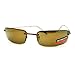 JuicyOrange Mens Sunglasses Lite Weight Rectangular Rimless Thin Metal Frame