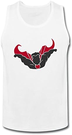 Layannie Men's Superhero Flies Forward In Style Sleeveless Tank Top XXXL