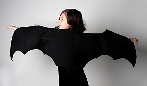 Kids Black Bat Costume and Pretend Play Wings