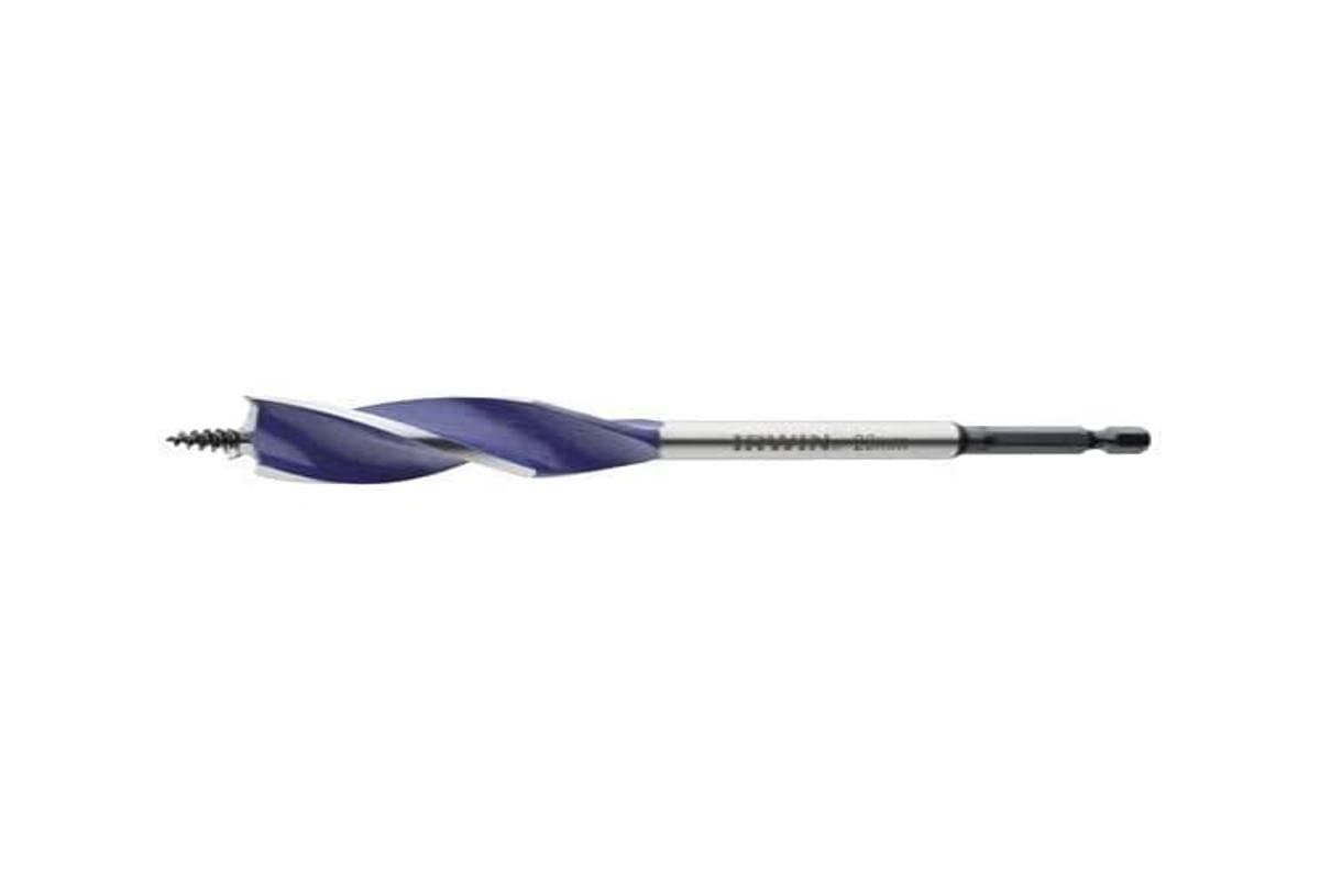 Irwin 10506624 6X Blue Groove Wood Drill Bit, 25mm