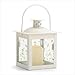 Zingz & Thingz Classic White Candle Lanterns, Decorative Light Home Decor, Small, White