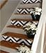 Home-it Self Adhesive Shelf Liner, 18 by 16 Inch, Black Chevron, 2 Pack (Black Chevron)