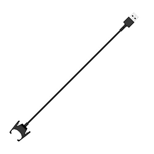 MoreToys Compatible Fitbit Charge 3, Replacement USB Charging Cable Charger Cradle Adapter Cord Clip for Fitbit Charge 3 / Charge 3 SE Fitness Activity Tracker (55CM)