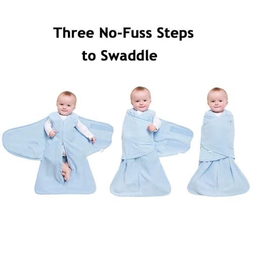 HALO 100 Cotton Sleepsack Swaddle, 3Way Adjustable Wearable Blanket