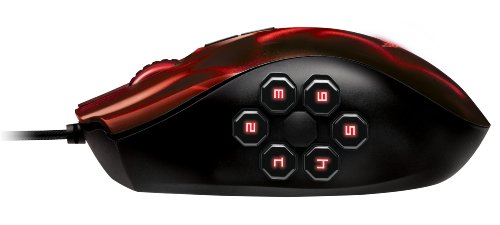 LOVE RAT（RED Ver.) Razer Naga Hex Wraith Red Edition Wired Laser Mouse (RZ01