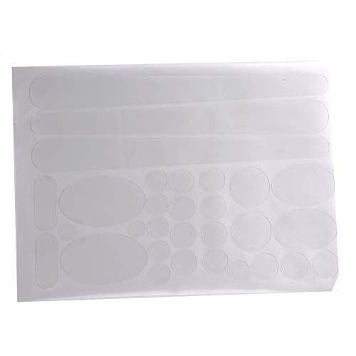 Keenso Bike Sticker, Frame Protector Chain Rub Cable Wear Sticker Decorating Decal Sticker for Most Bikes Riding