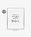 Behind Every Successful Woman Is Herself Silver Foil Print Small Poster Boss Lady Chic Girly Office Silver Decor Wall Art 5 inches x 7 inches B33