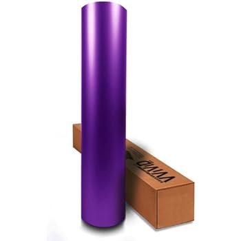 Matte Purple 60 Inches x 1 Foot Car Wrap Vinyl Roll with Air Release 3MIL-VViViD8