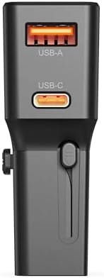- Adattatore da Viaggio Universale 25W, con porte USB-C e USB-A, Compatibile con 150+ Paesi, Caricatore Slim Portatile per Smartphone e Tablet — foto 5 di 8