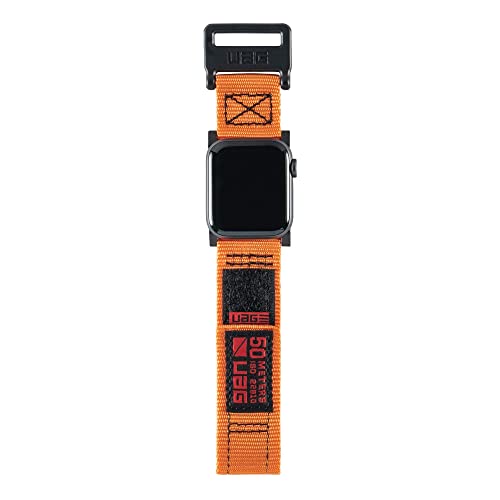 URBAN ARMOR GEAR UAG Compatible Apple Watch Band 45mm/44mm/42mm, \ufeffSeries  \ufeff7/6/5/4/3/2/1 \u0026 SE, High Strength Nylon Weave Replacement Strap, Active  Orange | Pricepulse