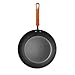 Rachael Ray Brights Hard Anodized Nonstick Frying Pan Set / Fry Pan Set / Hard Anodized Skillet Set - 9.25 Inch and 11.5 Inch, Gray with Orange Handles, Skillet Set (9.25