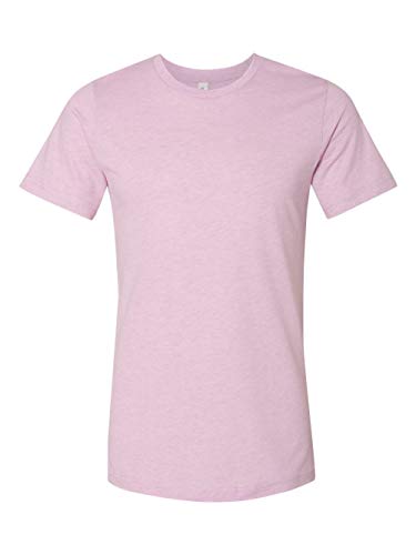 Bella Canvas Men's Jersey Short Sleeve Tee, Heather Prism Lilac, XXXX-Large