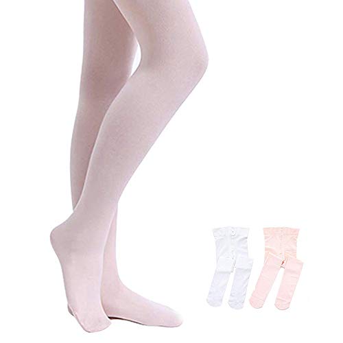 image for STELLE Girls' Ultra Soft Pro Dance Tight/Ballet Footed Tight (Toddler/