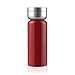 Thermos Vacuum Insulated Storage Water Bottle,20 oz Stainless Steel Red(L.&G. Water bottle keeps hot water hot 24 Hours Later,ice water cold 8 Hours Later)