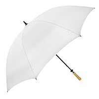 StrombergBrand The Hole In One Golf Umbrella, White, One Size