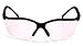 Pyramex V2 Readers Safety Eyewear, Clear +3.0 Lens With Black Frame