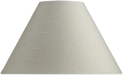 Indispensable Linen Oatmeal Coolie Shade - 10 inch (Neoteric Design) [Pack of 3]