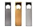 OPNR Bottle Opener with Magnetic Lid Catch, Beer, Soda, Home Bar, or Bartender Use | Catch caps, stick on fridge! | Heavy-Duty Stainless-Steel | Manual, Handheld Operation | Portable (BRUSHED)