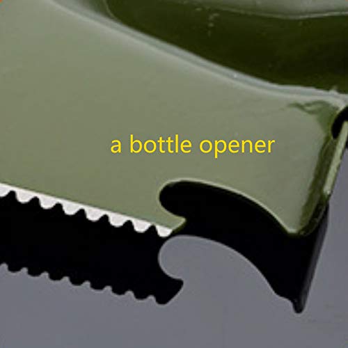 wedigout Portable Heavy-Duty Military Style Shovel with Hardwood Handle for Digging Gardening Tool Metal Detector Accessories Reinforced Steel Made
