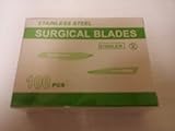 100pc Disposable Surgical Use Stainless Steel Scalpel Blade Sterile #11