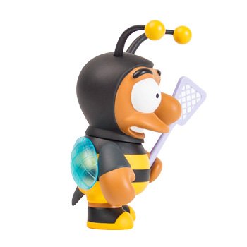 Kidrobot The Simpsons Bumblebee Man Action Figure - Thumbnail 3