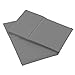Nestl Grey King Pillow Cases 2 – Soft King Size Pillow Case, 1800 Brushed Microfiber Pillowcases, Envelope Closure Pillowcase, King Pillow Covers, King Size Pillow Cases Set of 2, 20x40 Inches