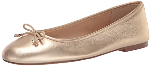 Sam Edelman Women's Felicia Flat, Gold Leaf Luxe, 9.5