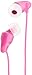 Amazon Basics in Ear Wired Headphones, Pink