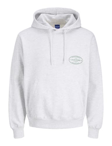 Sudadera con Capucha para Hombre Joryork Graphic, Blanco Brillante, M