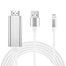 Bambud Compatible with iPhone iPad to HDMI Adapter Cable 6.5ft, Digital AV Adapter 1080p HD TV Connector Cord Compatible with iPhone X 8 7 6 6sPlus, iPad, iPod to TV Projector Monitor