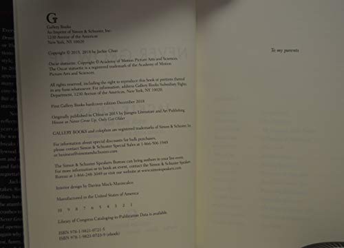 3 JACKIE+signed+NEVER+Hardcover+Limited