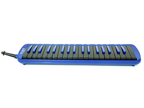 D'Luca M37-EVA-BL Blue 37 Key Jungle Melodica with EVA Carrying Case